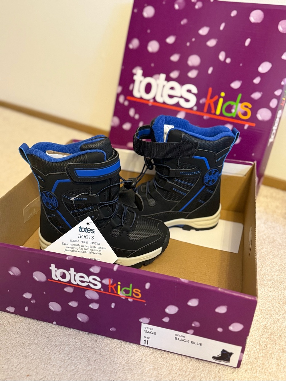 Totes Waterproof Winter Boots size 11